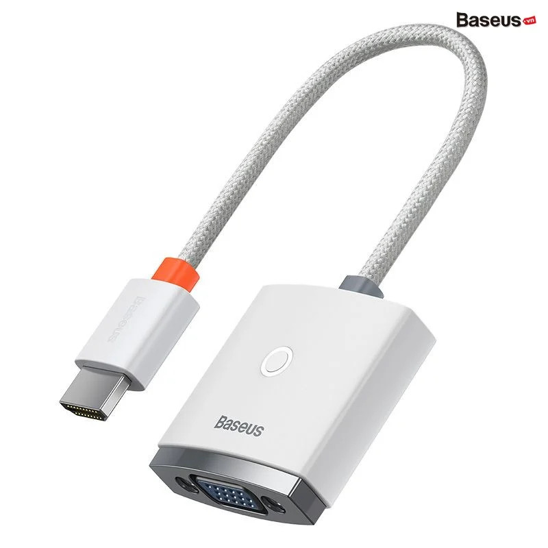 Hub Chuyển Đổi Kết Nối Baseus Lite Series Adapter HDMI to VGA - hàng chính hãng