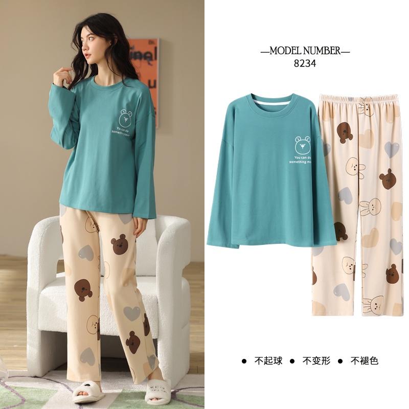 Set đồ nữ Đồ bộ mặc nhà vải COTTON 100% thông thoáng & thấm hút mồ hôi tốt, style Hàn Quốc