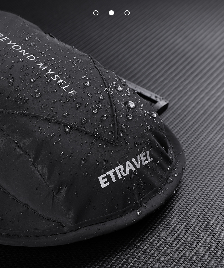 Túi đeo chạy bộ có phản quang ETRAVEL SPORT Black