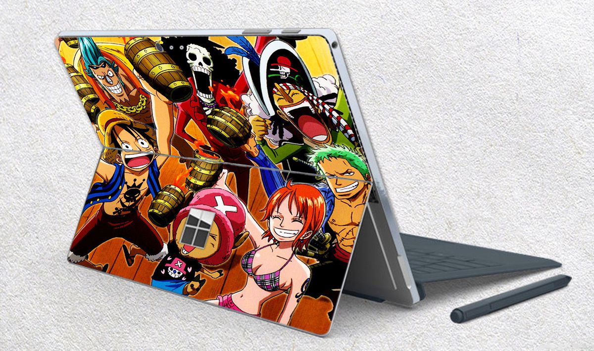 Skin dán hình One Piece x25 cho Surface Go, Pro 2, Pro 3, Pro 4, Pro 5, Pro 6, Pro 7, Pro X