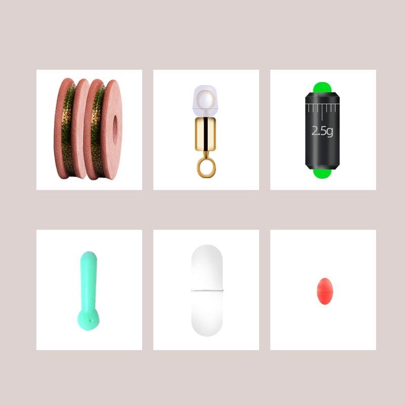 Dây câu, Trục câu đơn câu đài buộc sẵn Phukiencaulure25 trục câu đài tàng hình đủ kích cỡ, thẻo câu đài đa năng