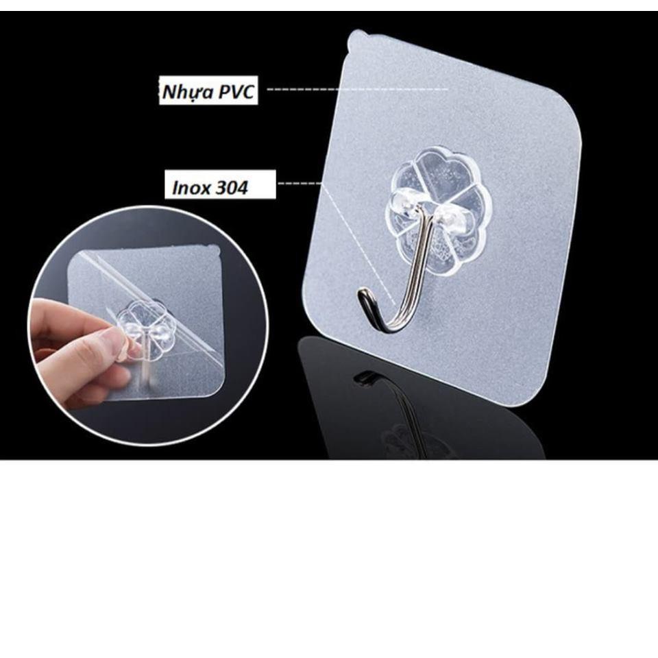 Combo 10 Móc Treo Đồ Chịu Lực Dán Tường Siêu Chắc Chắn, Siêu Tiện Dụng