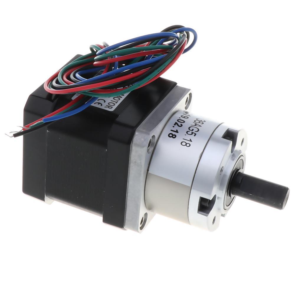 Nema17 Planetary Gear Box Stepper Motor Reduction Ratio1:5.18 for 3D Printer