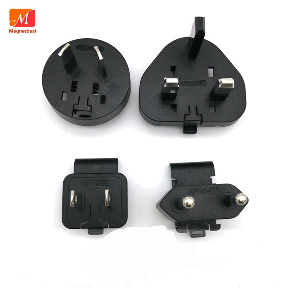 2 Cái/lốc APD2 EU ANH CẮM Công Tắc Cắm Bộ cho APD Bộ Chuyển Nguồn Sạc EU/Phích Cắm UK có sẵn