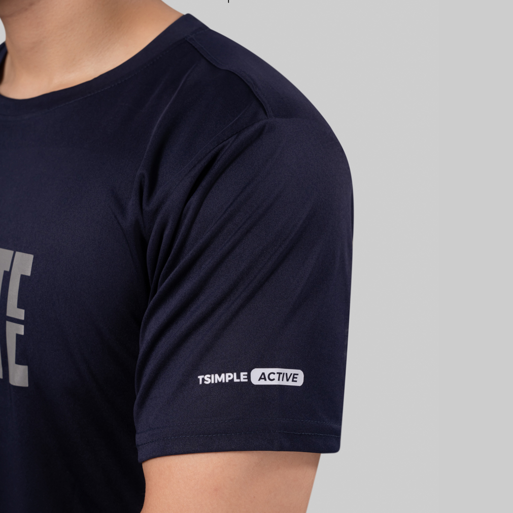 Áo Thể Thao Nam TSIMPLE cổ tròn tay ngắn tập gym vải thun lạnh thoáng mát co giãn chuẩn form MSSAHP008