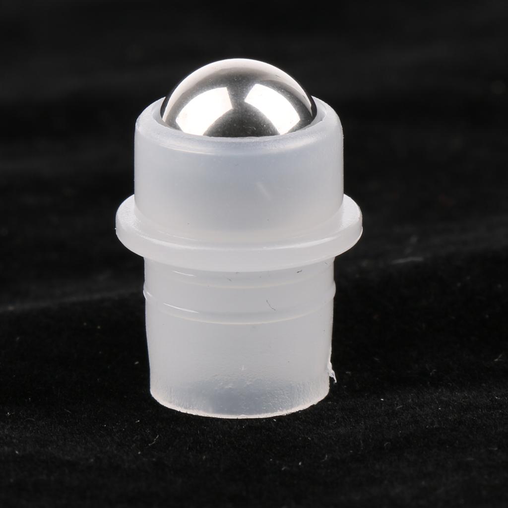 30 Pieces Stainless Steel Roller Ball Tops For Essential Oils Bottles