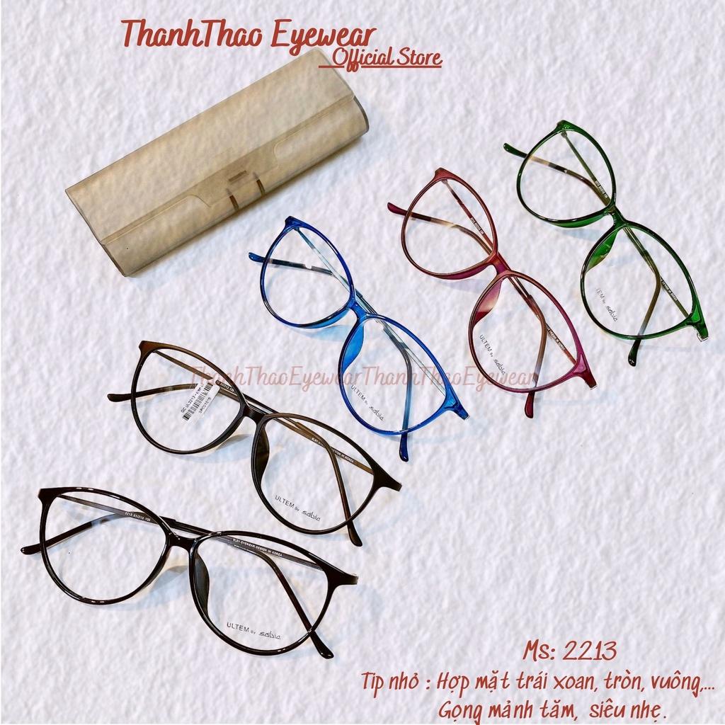 Kính Cận Mắt Mèo Mảnh Tăm 2213 Nhiều Màu Thời Trang Nữ Nhẹ Bền- ThanhThao Eyewear