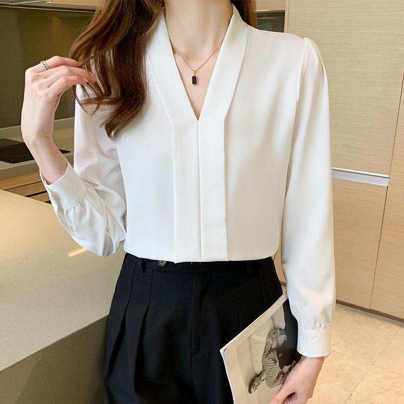 Áo Sơ Mi Nữ Cổ V MSA03
