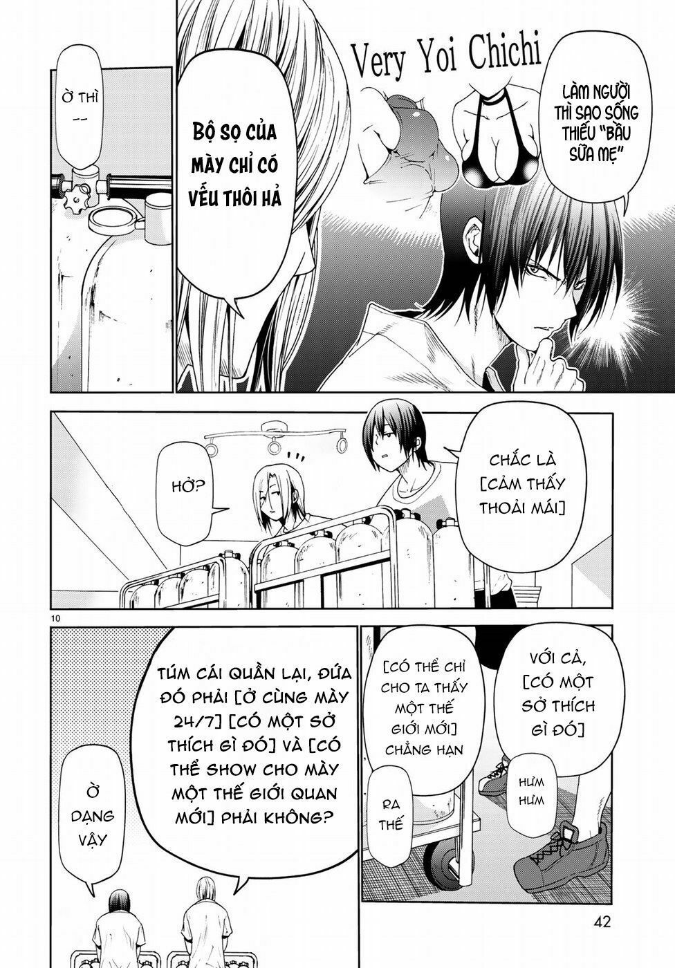 cô gái thích lặn - grand blue chapter 52 10