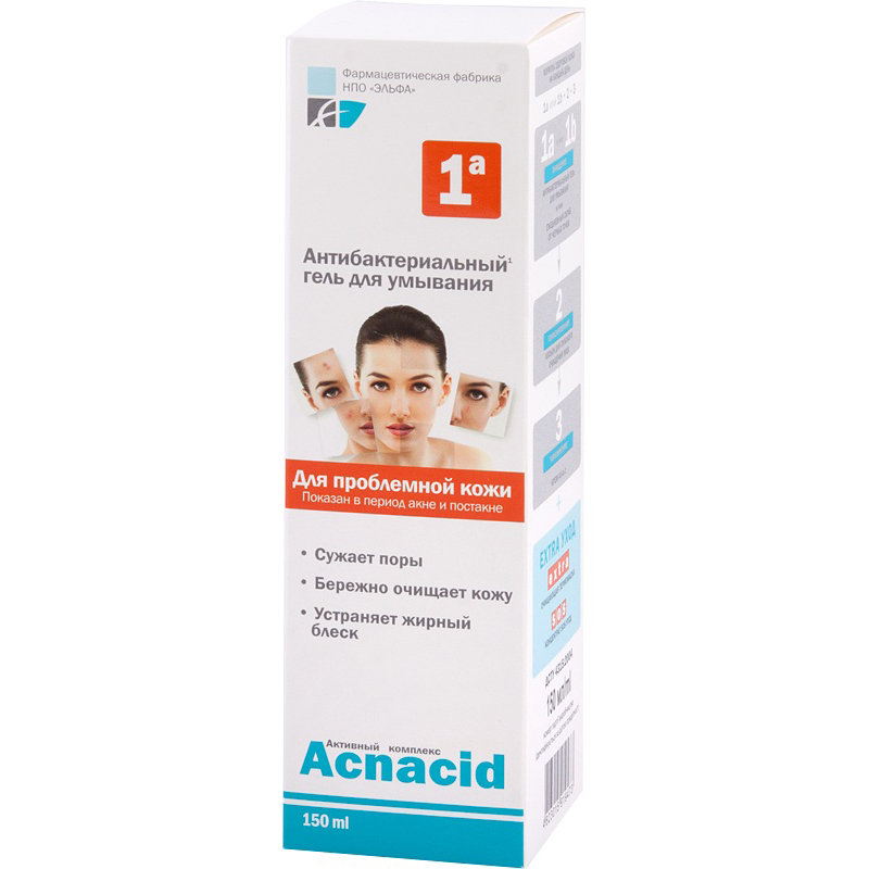 Sữa rửa mặt kháng khuẩn Elfa Pharm Acnacid (150ml)