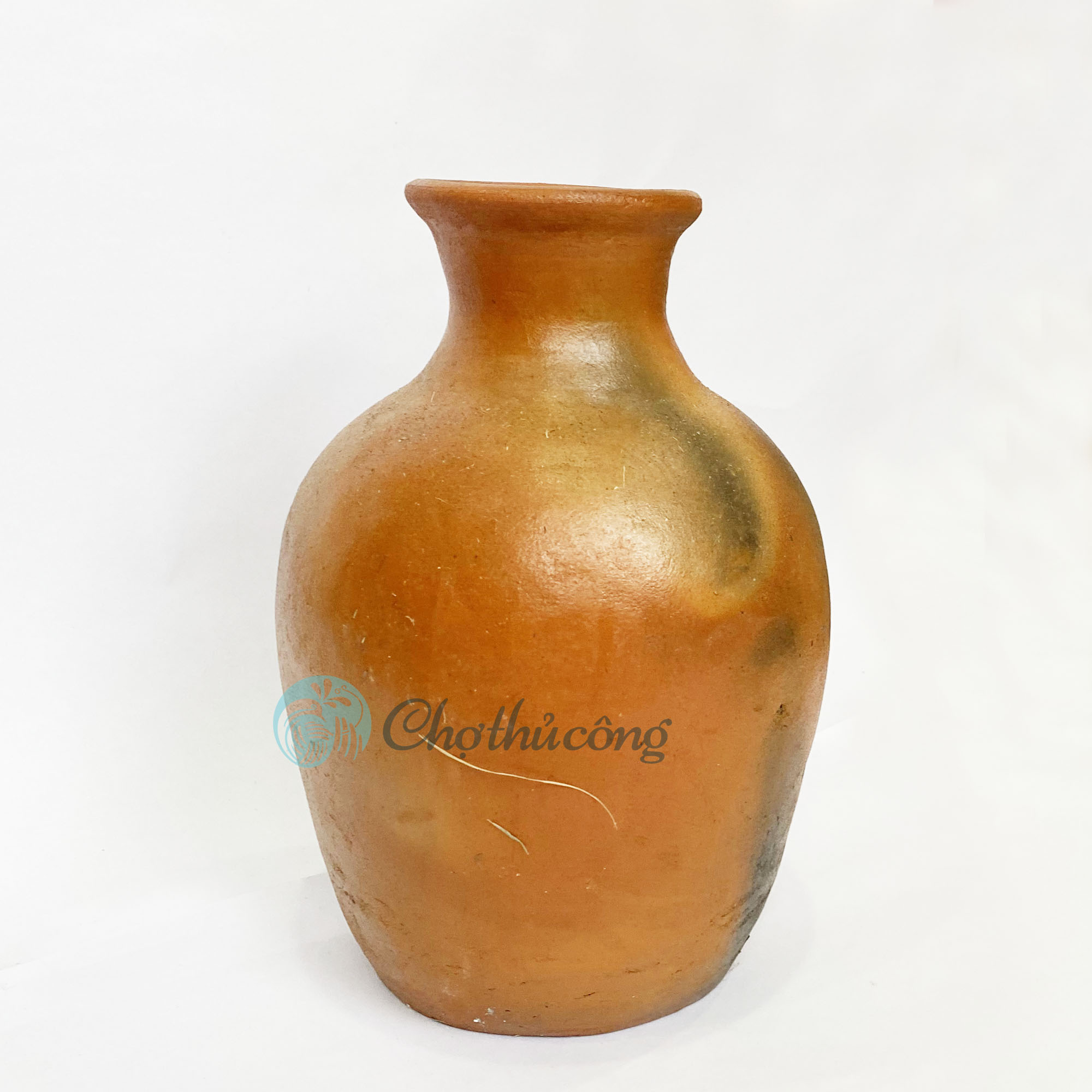 Bình hoa to vintage, Bình gốm cắm hoa decor, lọ hoa chậu đất nung thủ công Gốm Chăm Bàu Trúc trang trí handmade terracotta