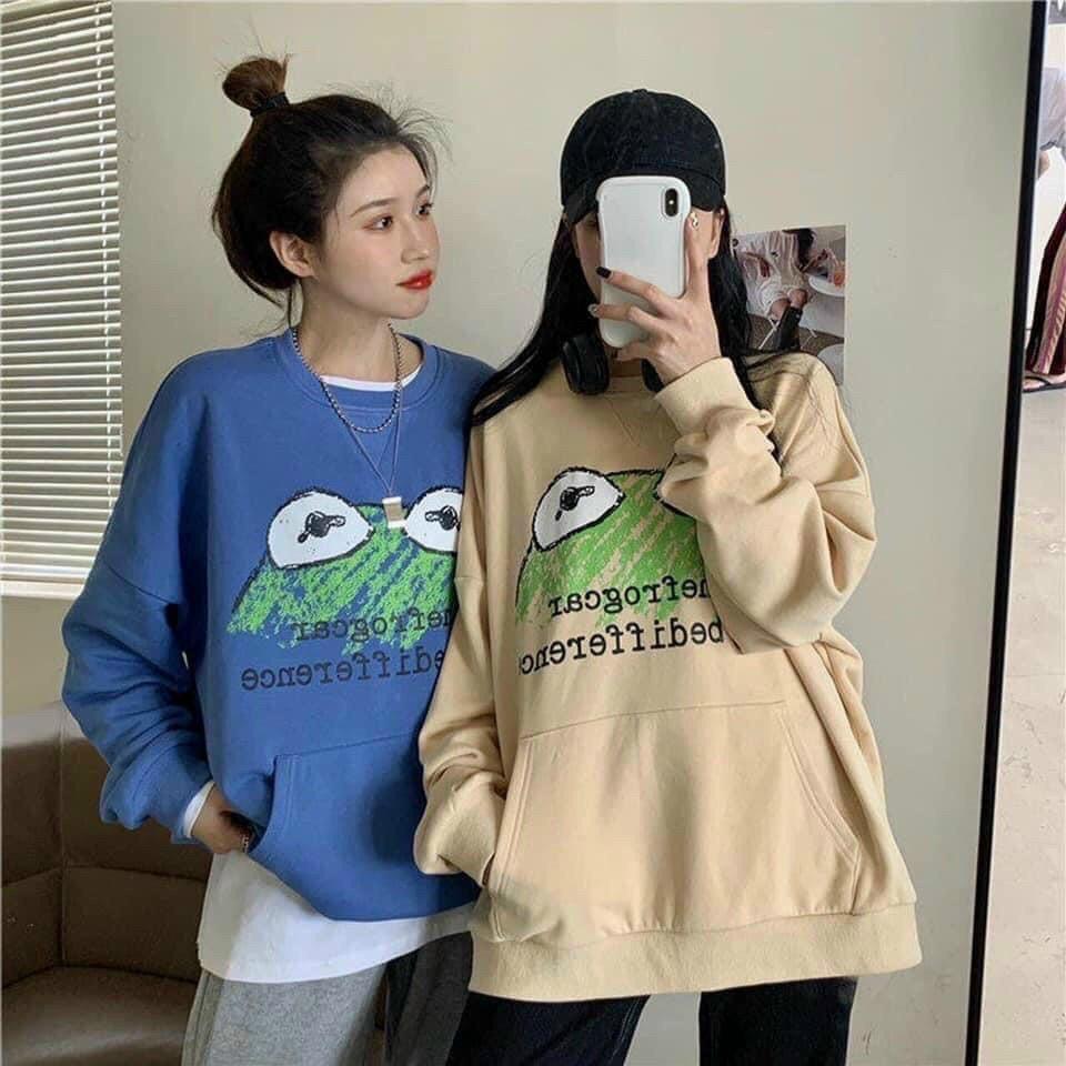 ÁO HOODIE NAM NỮ IN HÌNH CHÚ ẾCH SIÊU DỄ THƯƠNG CHẤT VẢI MỀM MỊN HÀNG BAO XINH BAO CHẤT LƯỢNG