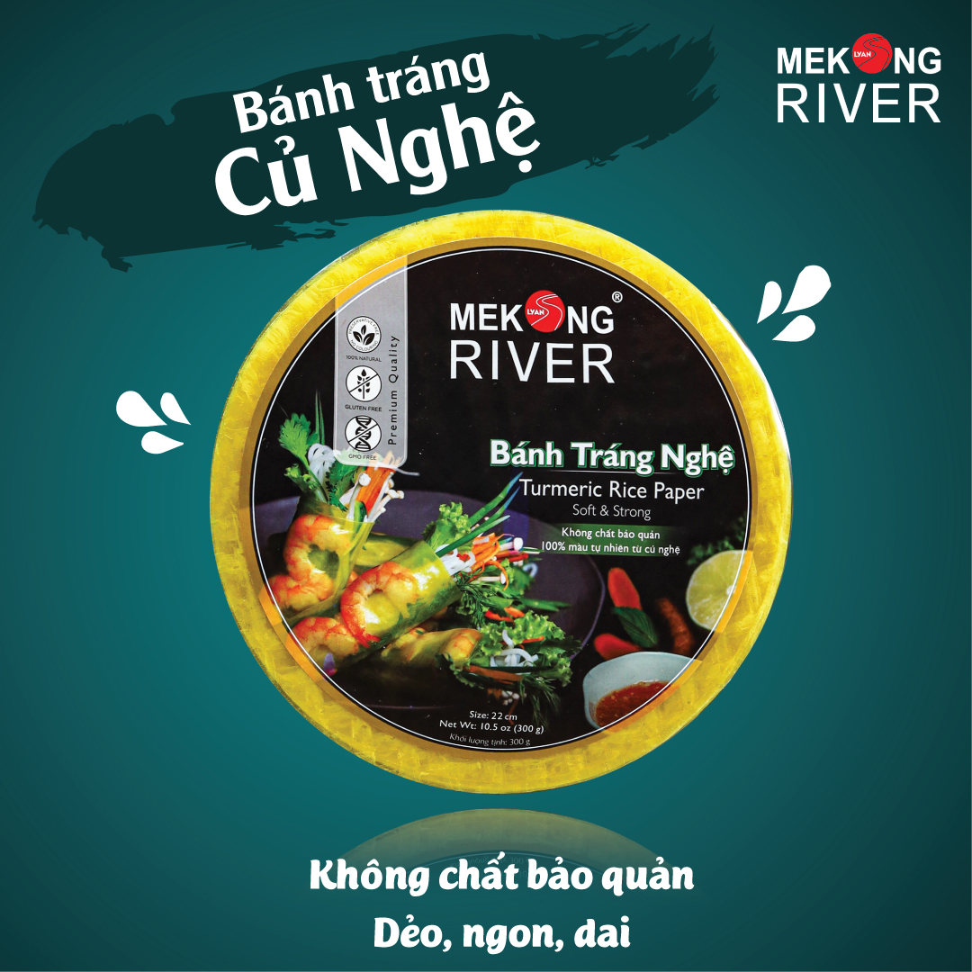 Bánh tráng truyền thống 16cm - MEKONG RIVER