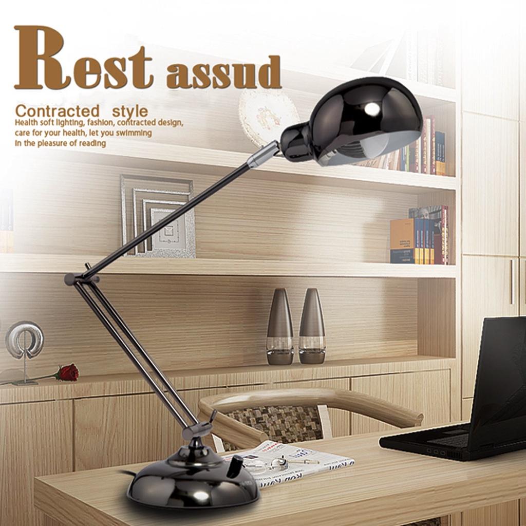 Đèn Làm việc để bàn Kim loại Phong cách Tân cổ điển Bắc Âu, Thân đèn INOX 304 nguyên khối 100%