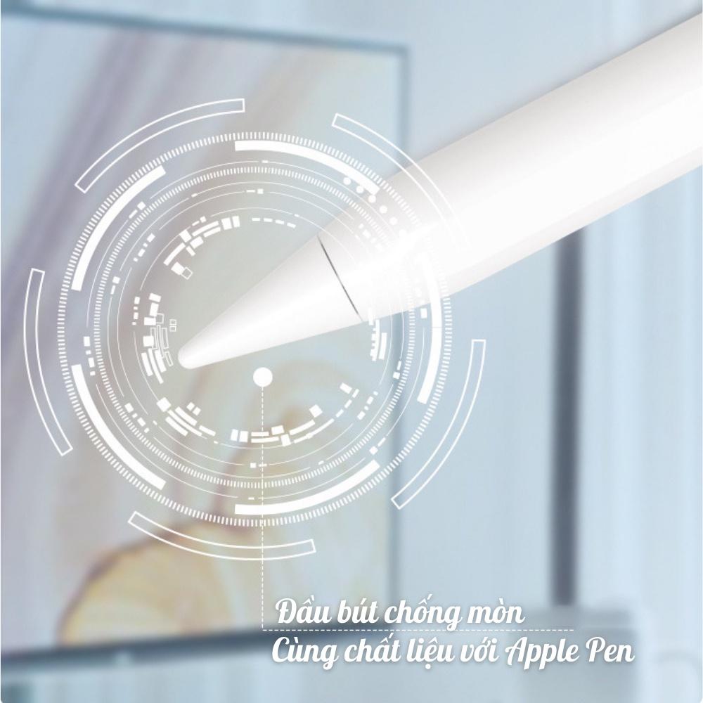 Bút cảm ứng Stylus Pen Gen 2 Pro - Chức năng chống chạm màn hình, vẽ nét nghiêng, thân bút từ tính tương thích với máy tính bảng của Apple