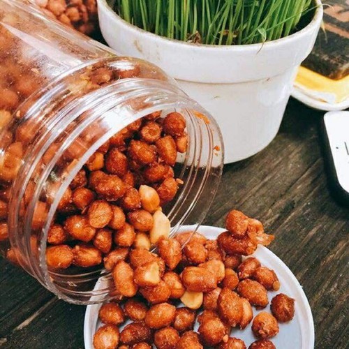 ĐẬU PHỘNG TỎI ỚT RẮC VỊ TRỨNG MUỐI TÂN LỘC PHÁT COMBO 2 HŨ - MỖI HŨ 250G