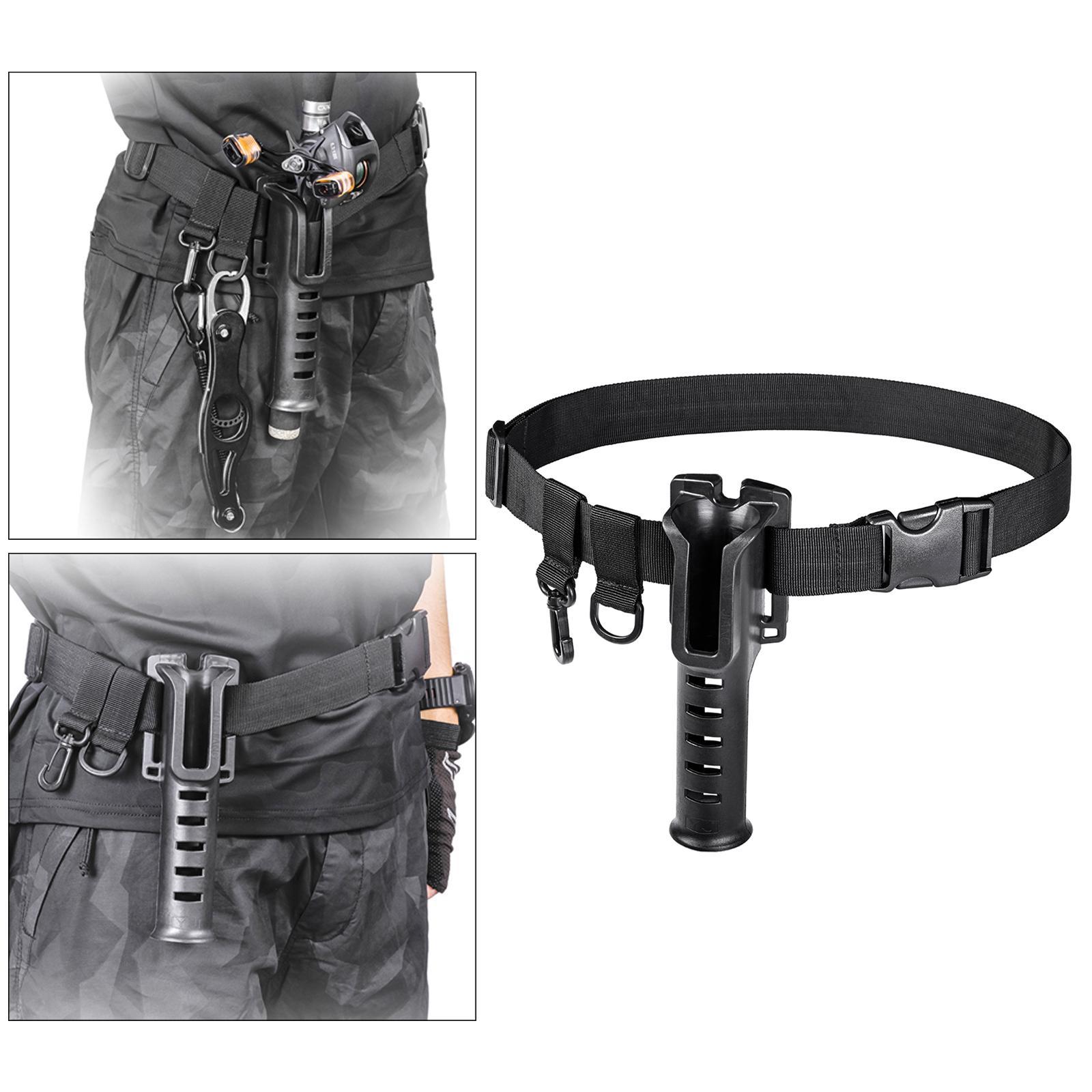 3Pcs Adjustable Fishing Rod Holder Waist Belt Lightweight Fishing Fight Belt