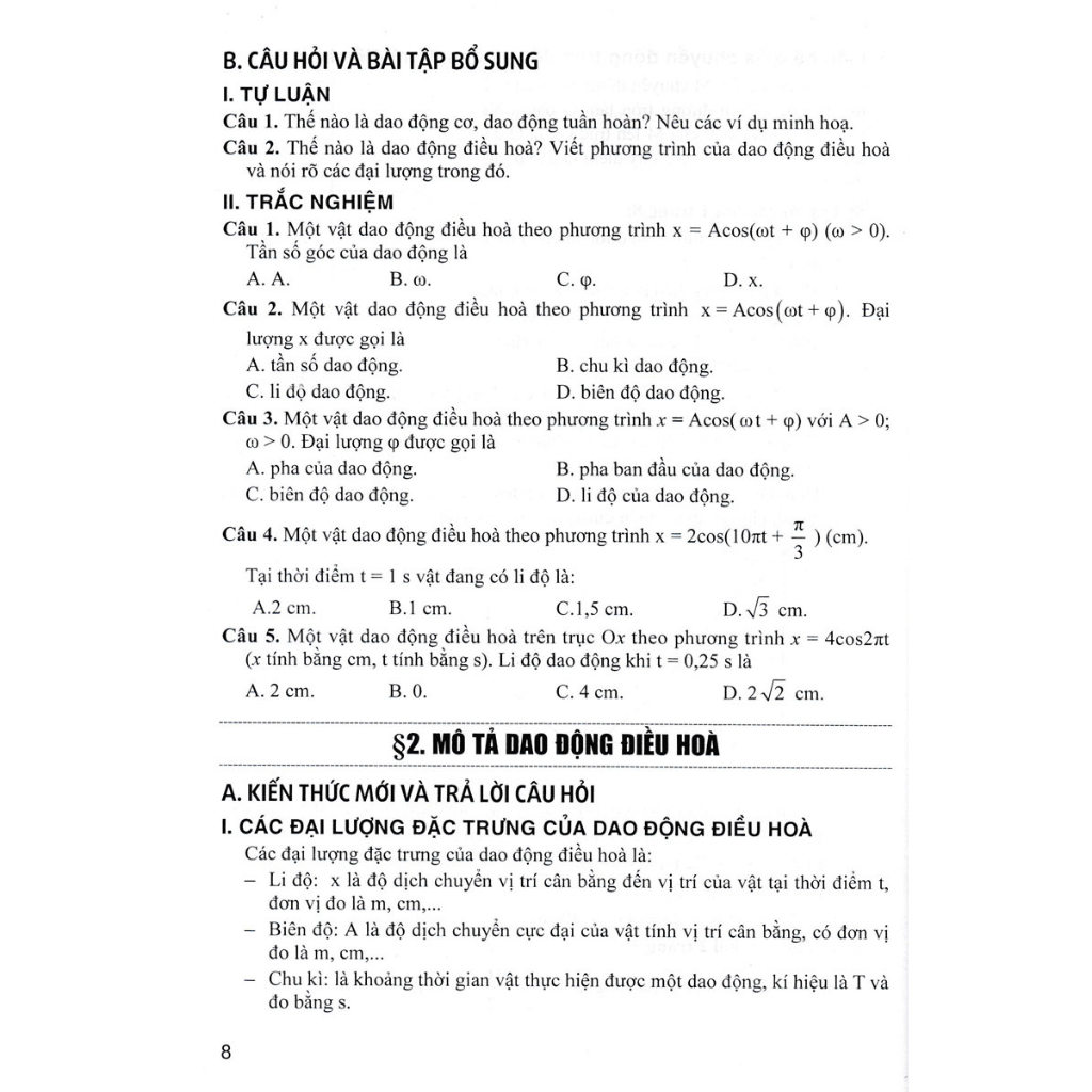 Hướng Dẫn Trả Lời Câu Hỏi Và Bài Tập Vật Lí 11 - HA