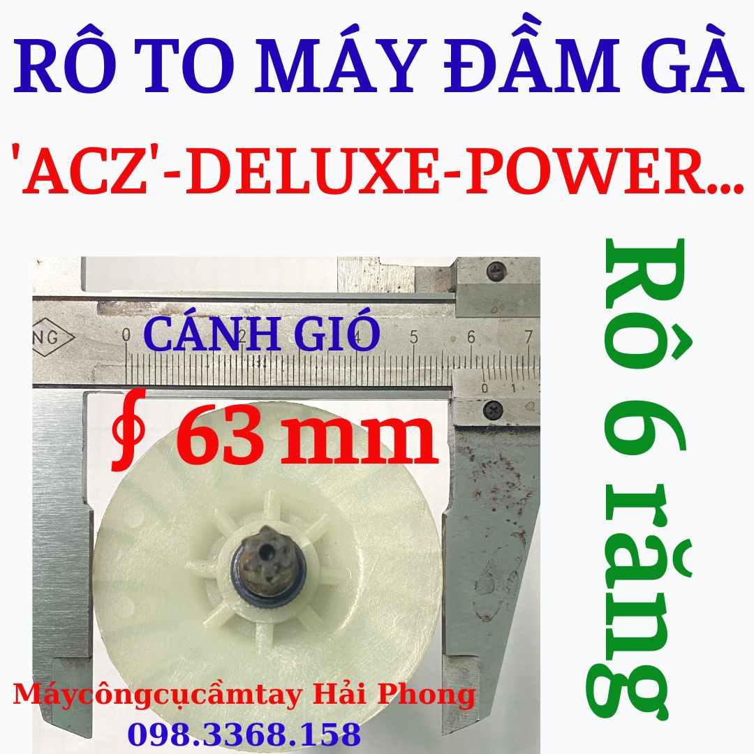 Rô to máy đầm dùi cầm tay ( đầm gà ) Acz , DeLuxe , Power... 220V