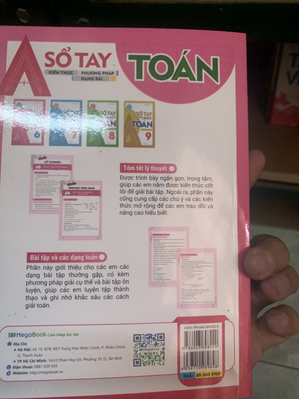 Sổ Tay Kiến Thức - Phương Pháp - Dạng Bài Đại Số Và Hình Học Toán 6