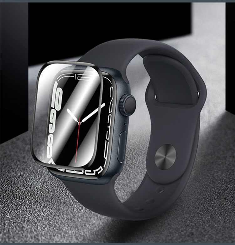 Dán màn hình 3D GOR cho Apple Watch Series 7 / Apple Watch Series 8 / Apple Watch Series 9 Size 41mm / 45mm (Hộp 2 Miếng) - Hàng Nhập Khẩu