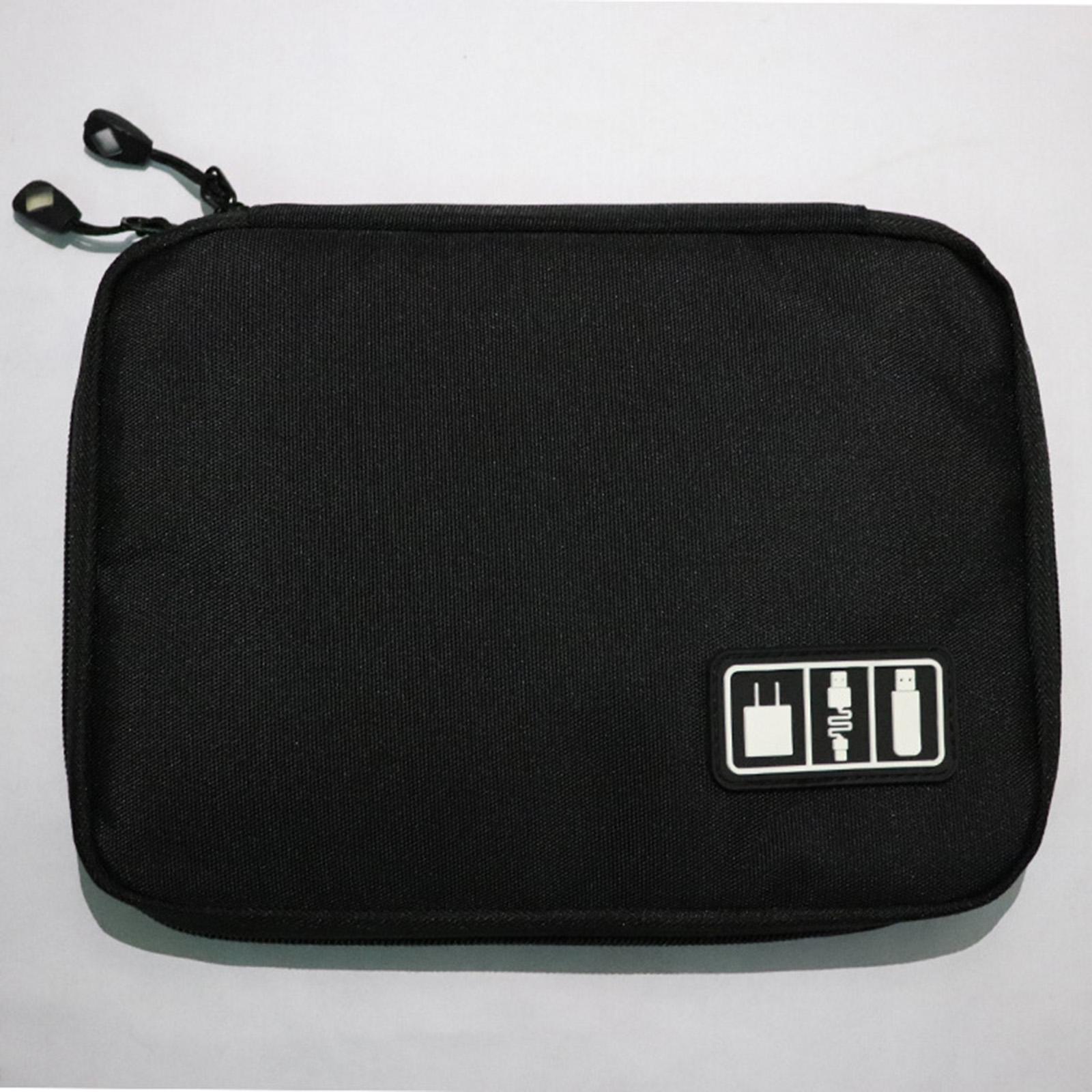Electronic Organizer Large Cord Management Case for USB C Charger SD Card