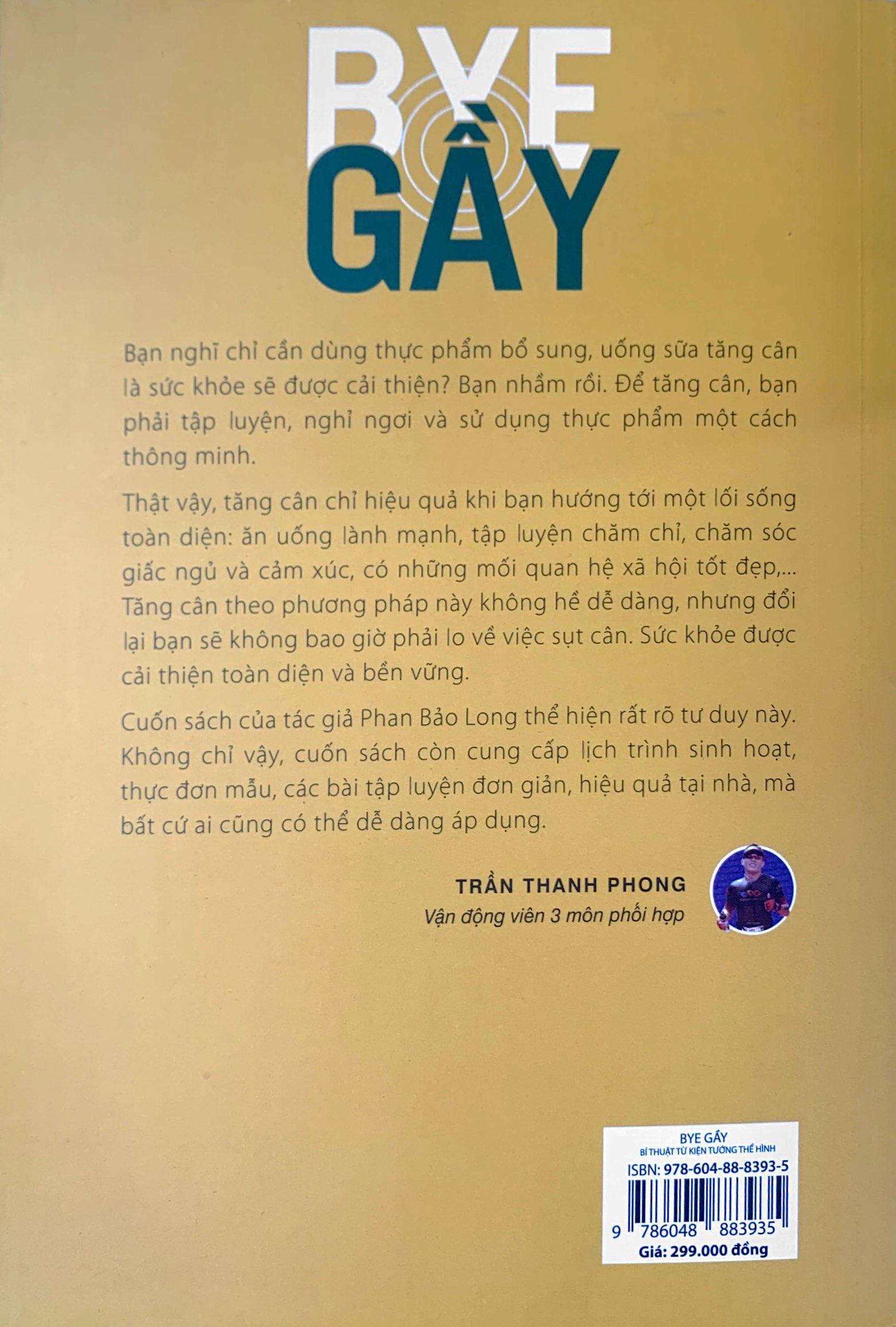 Sách - Bye Gầy - Bí Thuật Từ Kiện Tướng Thể Hình