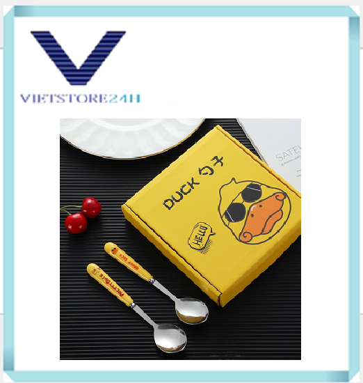 SET 6 MUỖNG VÀNG HÌNH CON VỊT DUCK