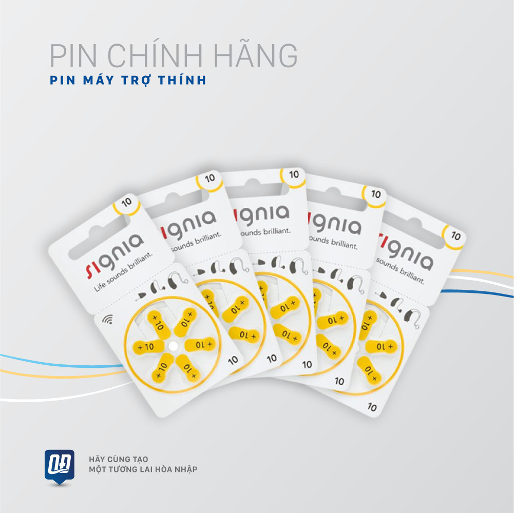 Pin máy trợ thính Signia 10