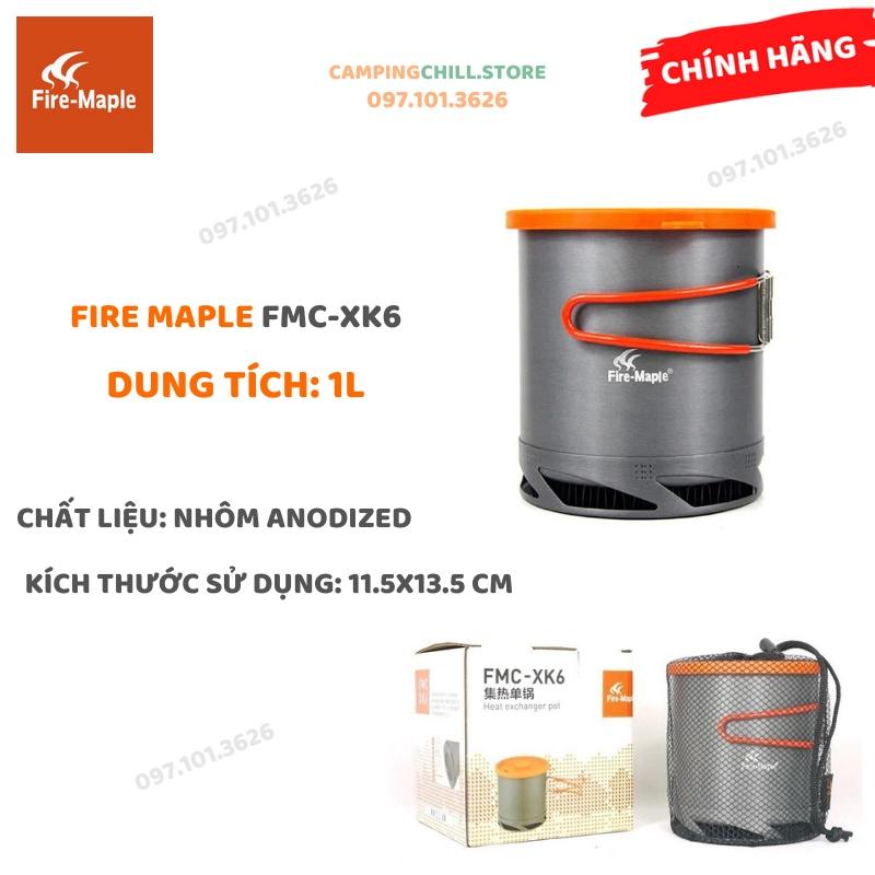 NỒI DÃ NGOẠI, CẮM TRẠI 1L FIRE MAPLE FMC-XK6