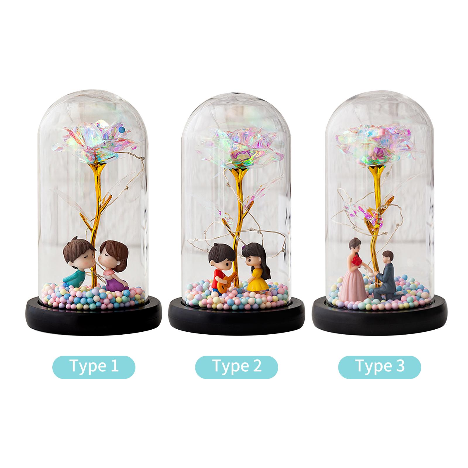 Đèn Led Hoa Hồng Trong Thủy Tinh Có Thể Làm Quà Tặng Mẹ Hoặc Bạn Gái