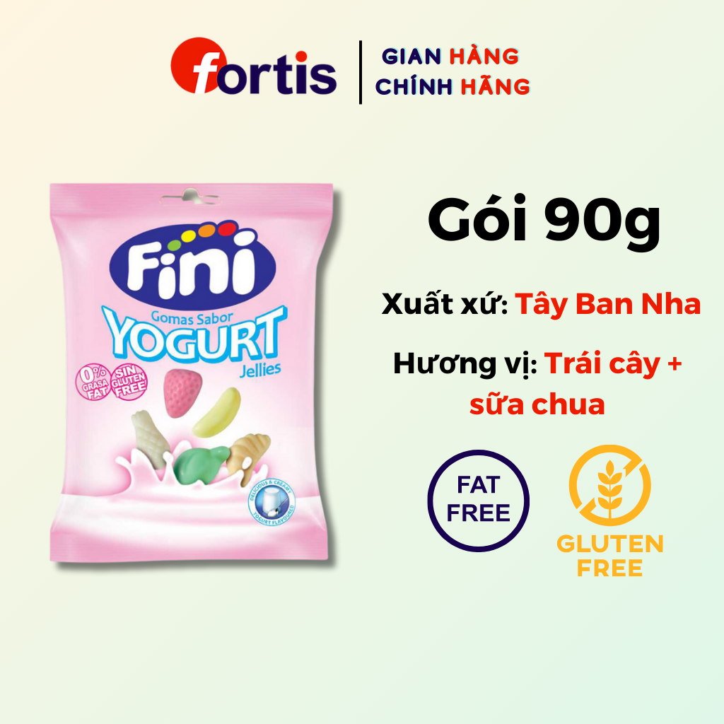 Kẹo dẻo Fini Yogurt trái cây 90g