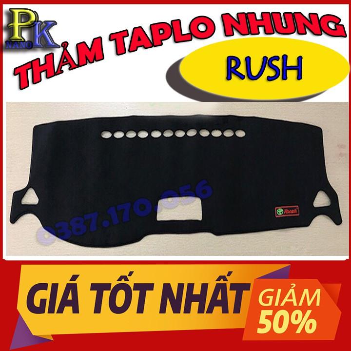 THẢM TAPLO NHUNG XE RUSH- THẢM TAPLO RUSH- THẢM TAPLO DA XE RUSH CHUẨN FORM-NANOPK