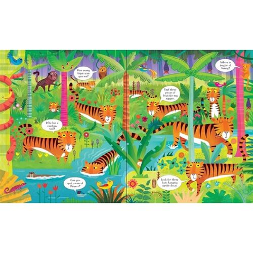 Usborne Book and Jigsaw: In The Jungle