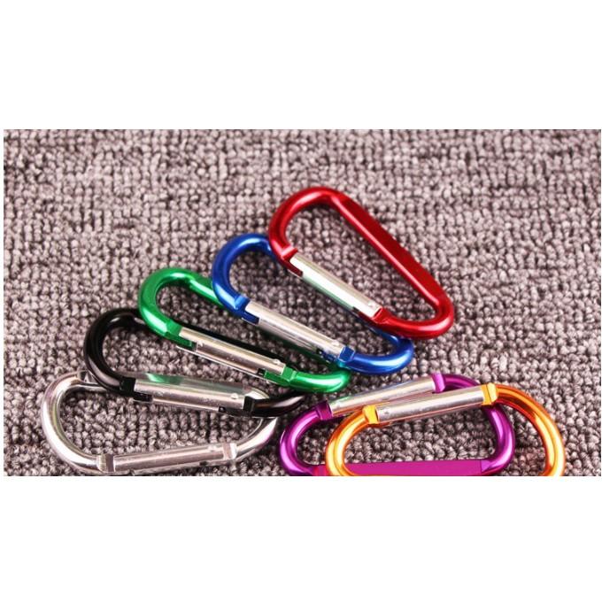 Móc Khóa bằng nhôm carabiner nhiều mẫu