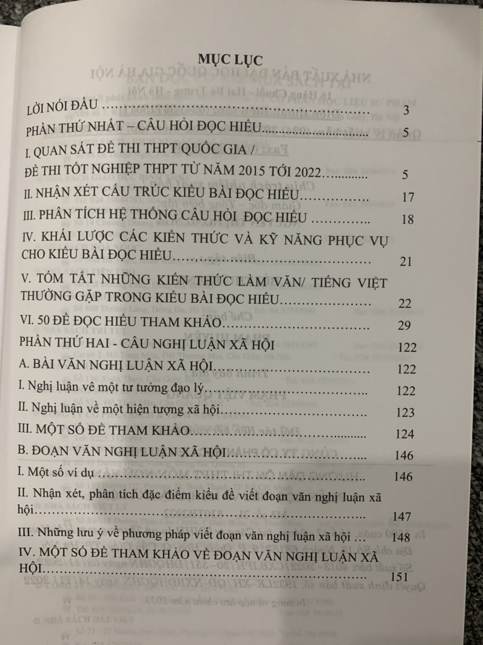 Combo Hướng dẫn ôn thi THPT môn ngữ văn phần văn học việt nam hiện đại và phần đọc hiểu nghị luận xã hội