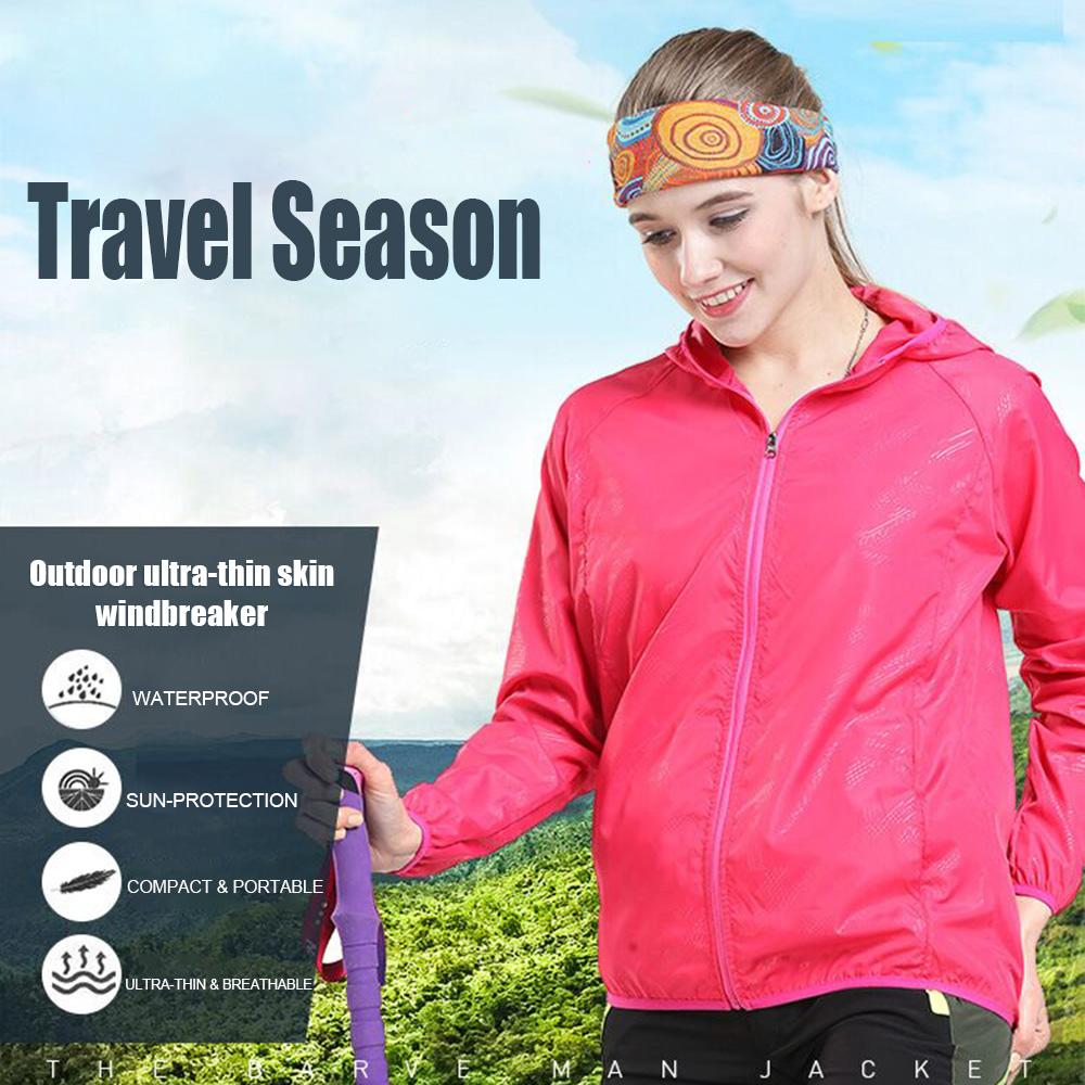 Áo khoác, áo gió nam nữ, chống thấm nước, có túi, siêu nhẹ để đi ngoài trời, du lịch, dã ngoại