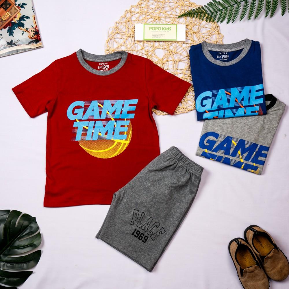 Bộ cộc tay bé trai,