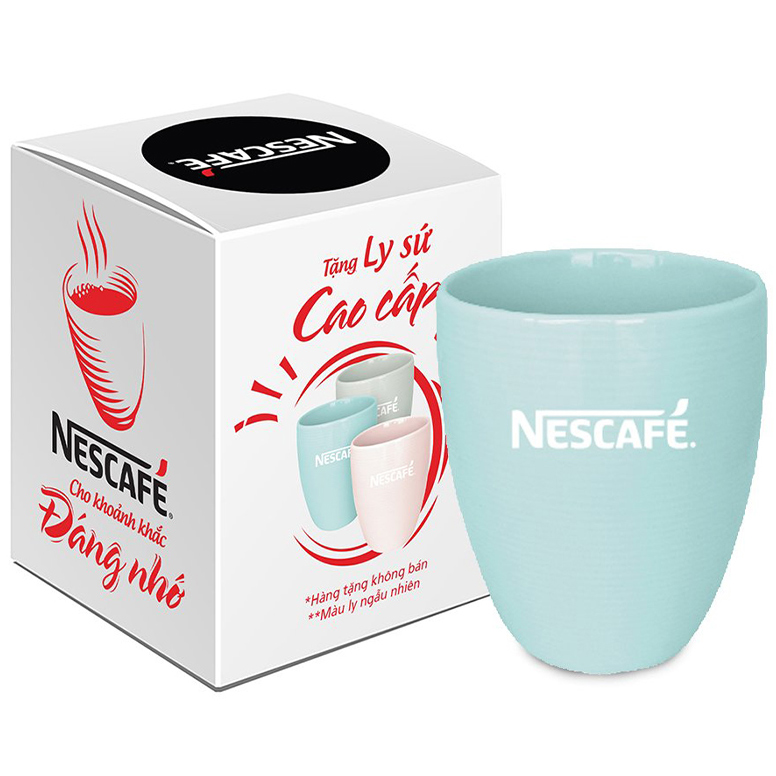 Cà phê rang xay hòa tan Nescafé 3in1 Vị Rang Đậm (Bịch 46 gói x 17g) [Tặng ly sứ pastel] Giao mẫu ngẫu nhiên