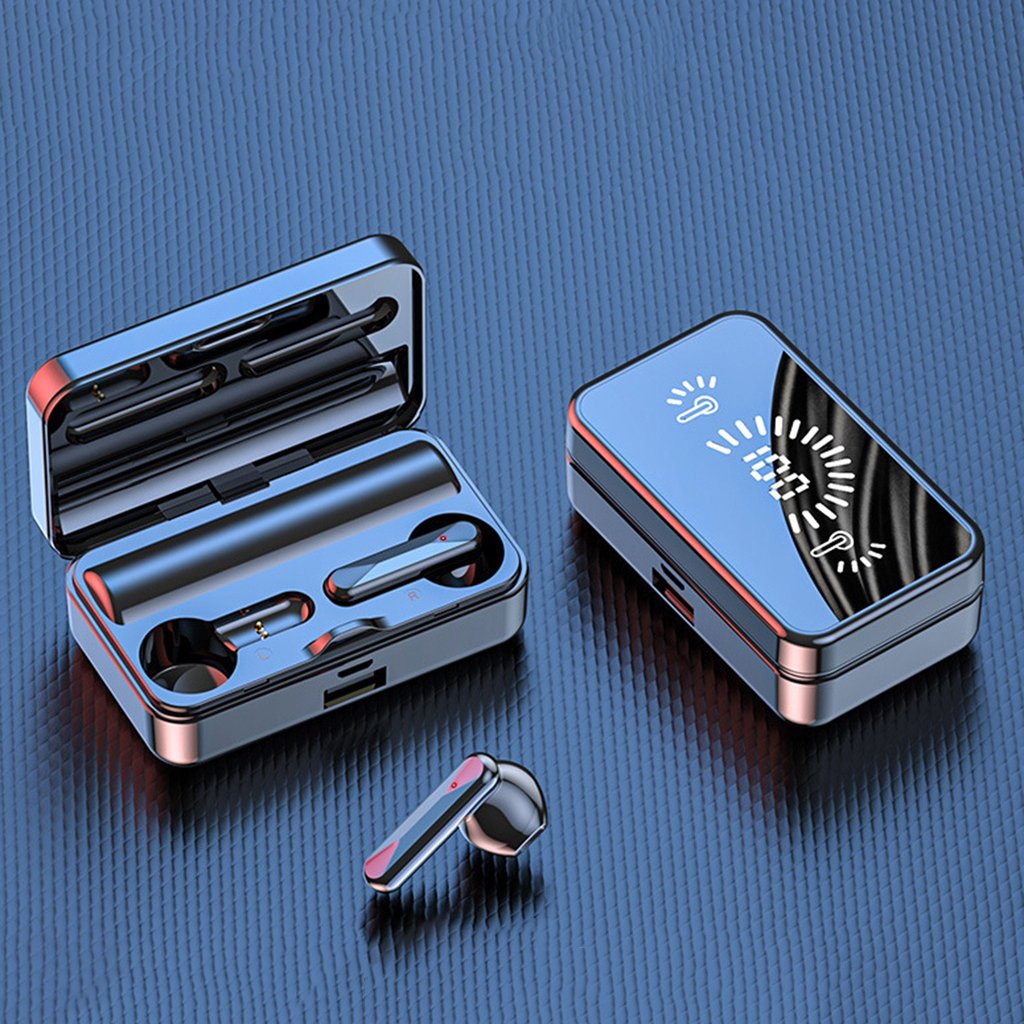 TAI NGHE BLUETOOTH EARBUDS S20 , TRÁNG GƯƠNG , FULL BOX