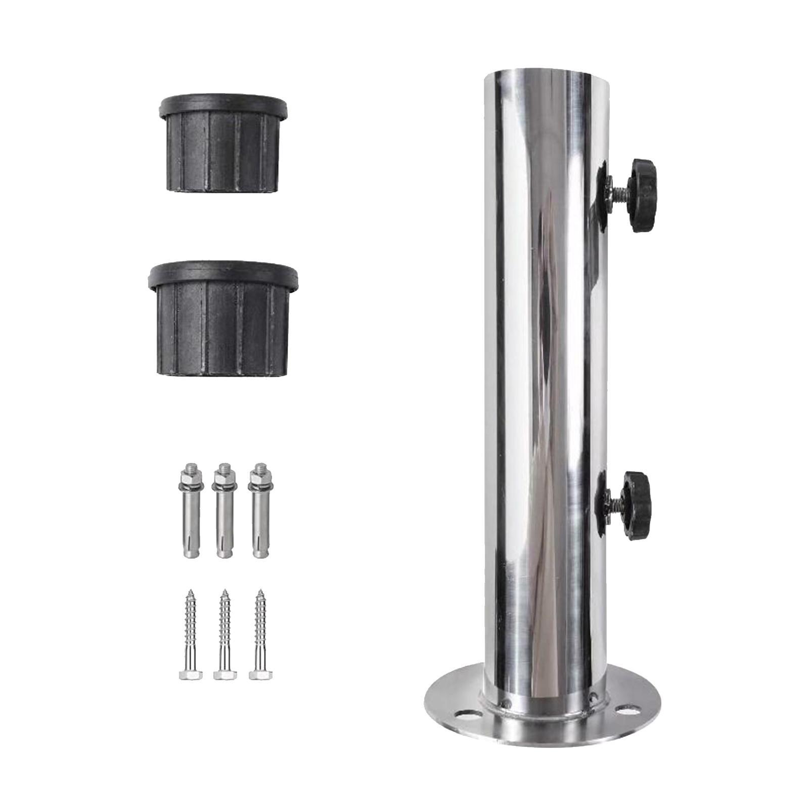 Deck Umbrella Base Stand Umbrella Mount Replacement Parasol Umbrella Clamp Sun Umbrella Holder for Pontoons Docks Beach Backyard