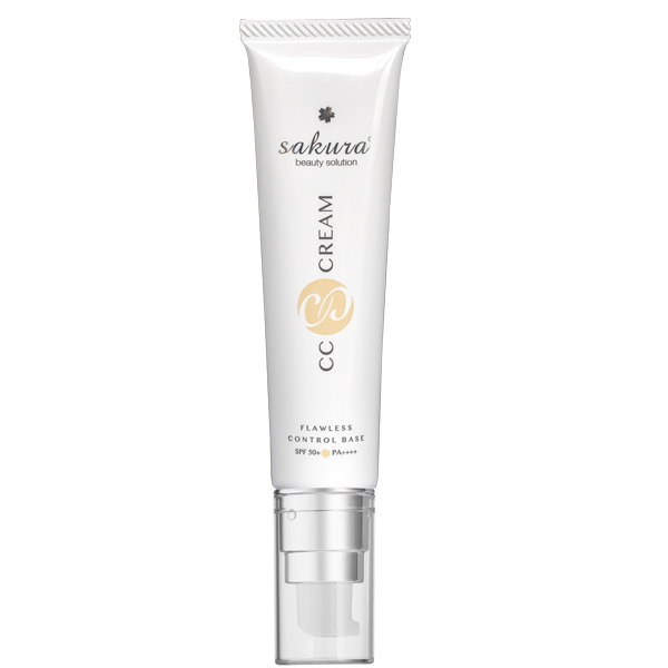 Kem Trang Điểm Chống Nắng Sakura CC Cream Flawless Control Base (40ml)