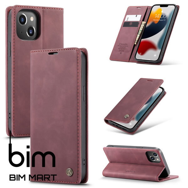 Bao da cao cấp dành cho iPhone 13 Mini dạng ví chính hãng Caseme - Hàng Nhập Khẩu