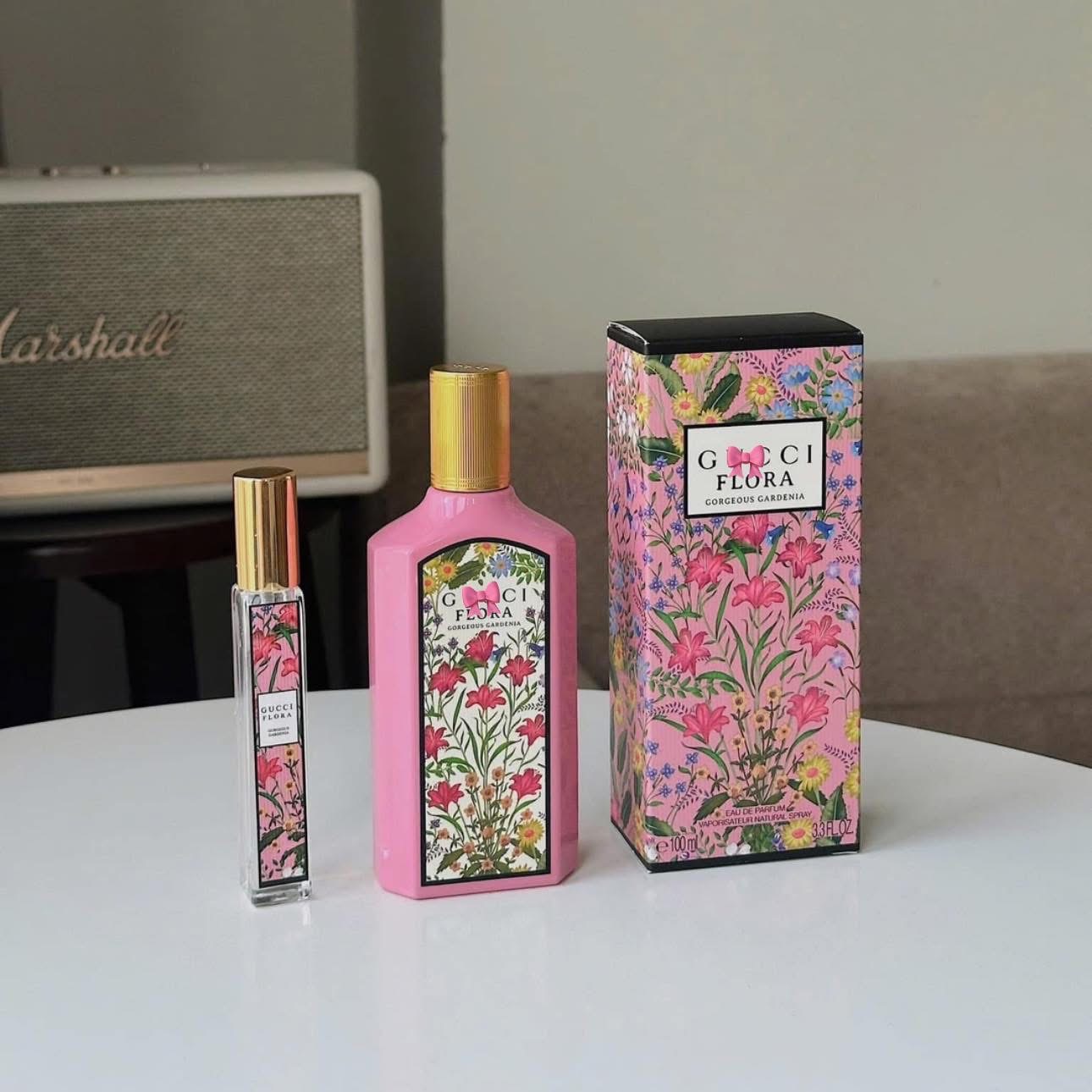 [Auth - 10ml] Nước hoa nữ Flora hồng chai 10ml - Ngọt ngào, đáng yêu