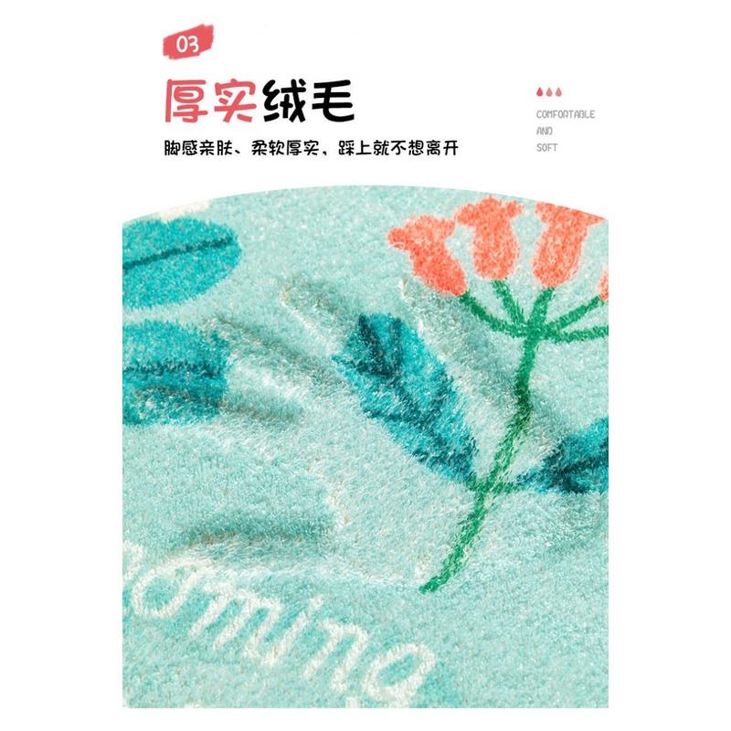 Thảm Lót Sàn Thấm Hút Nước Chống Trượt Cho Phòng Tắm/Phòng Ngủ/Nhà Vệ Sinh