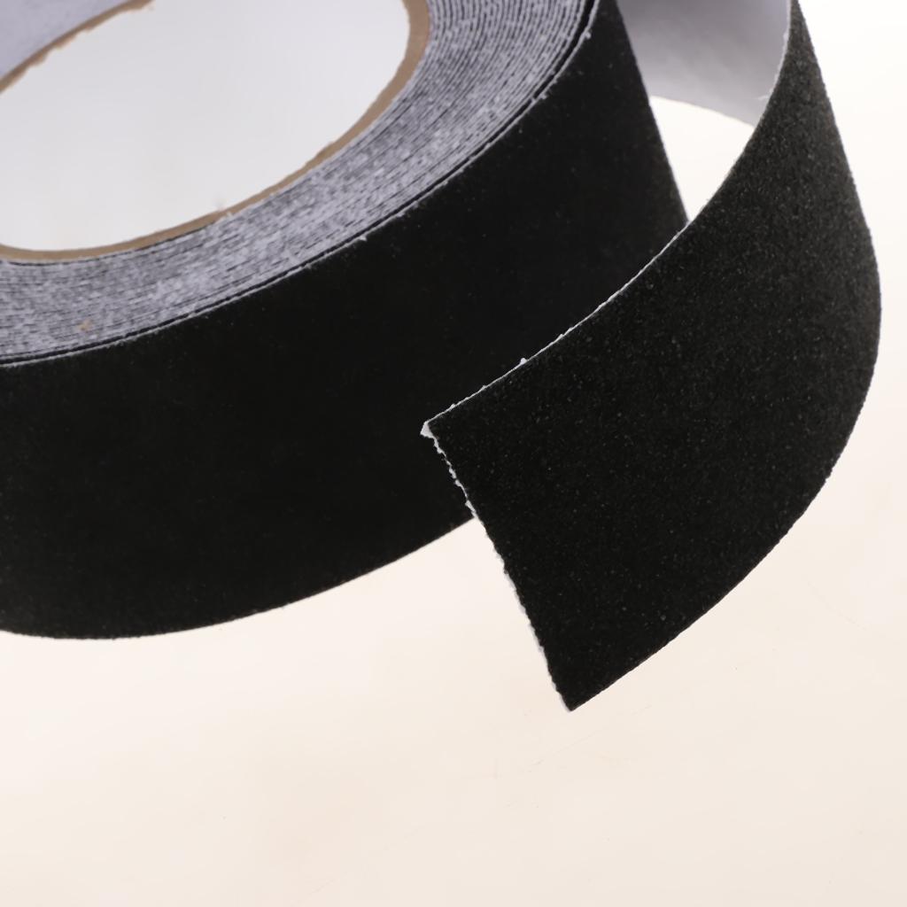 5cm Anti Slip Tape Stair Safety Backed Strong Self Adhesive Grip Black 10m