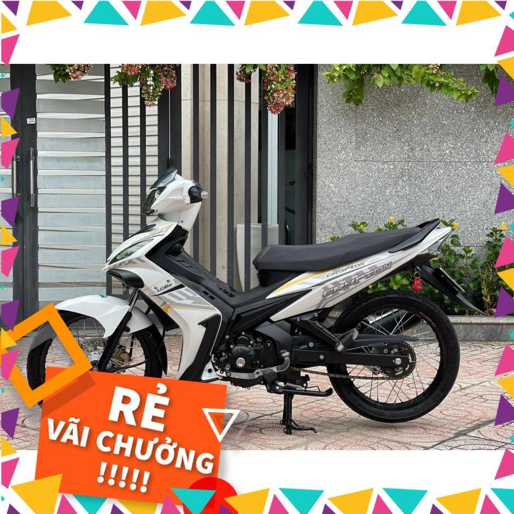 Tem Rời Exciter 2009 Mẫu Sọc Trắng Bạc Vàng Chữ Crypton