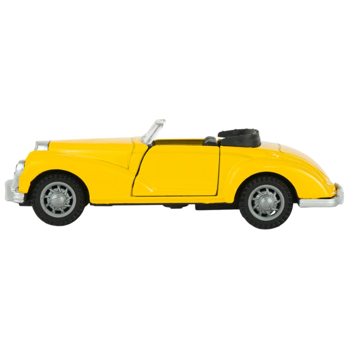 Đồ Chơi Mô Hình Xe MB Cổ Điển Chạy Trớn - Toys&amp;Joys 13223 - Màu Vàng