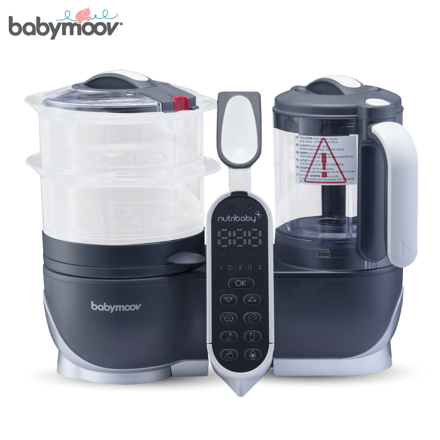 MÁY XAY HẤP ĐA NĂNG NUTRIBABY 5IN1 PLUS BABYMOOV BM14878