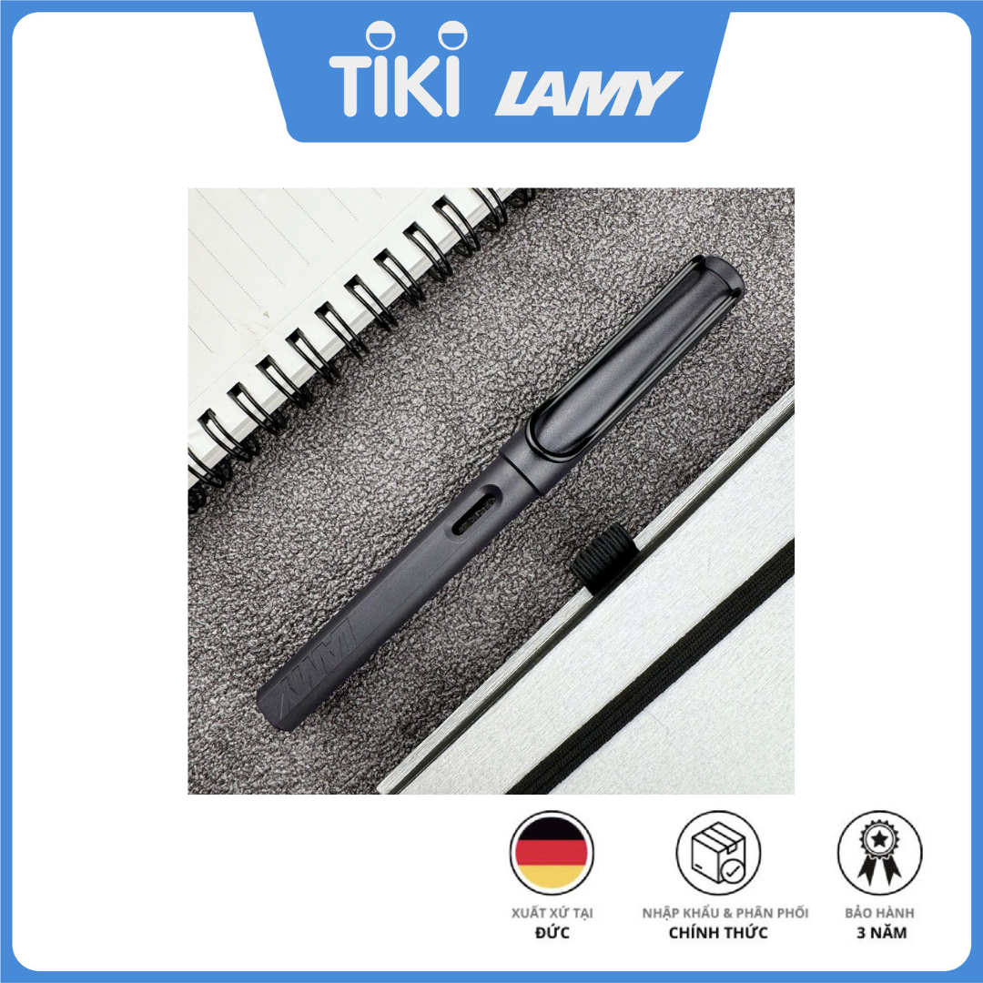 Bút máy cao cấp Lamy Safari màu 0E2 - Steel black